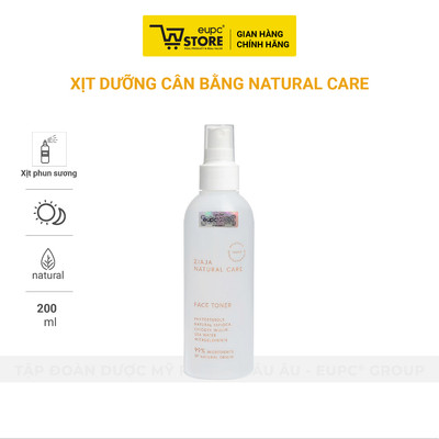 Xịt Dưỡng Cân Bằng Ziaja Natural Care 200ml Dạng Phun Sương Dễ Thẩm Thấu, Cung Cấp Các Dưỡng Chất Cho Da EUPC STORE