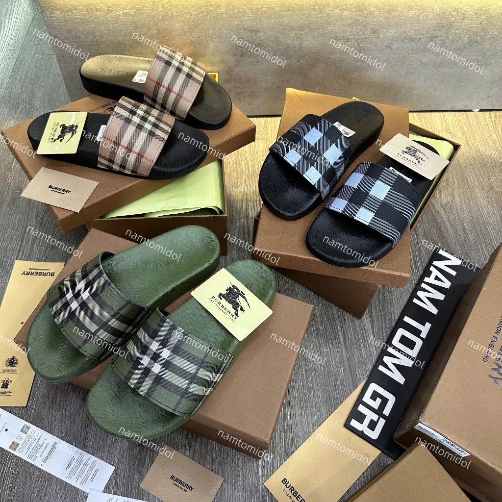 Dép Nam Kẻ Vàng (Ful Hộp ) _ Dép Quai Ngang B.B.R thời trang hiện đại hợp thời phong cách, dép boy phố hot 2026.