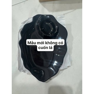Dĩa lá kèm chén chấm size 25.5cm (nhiều màu)