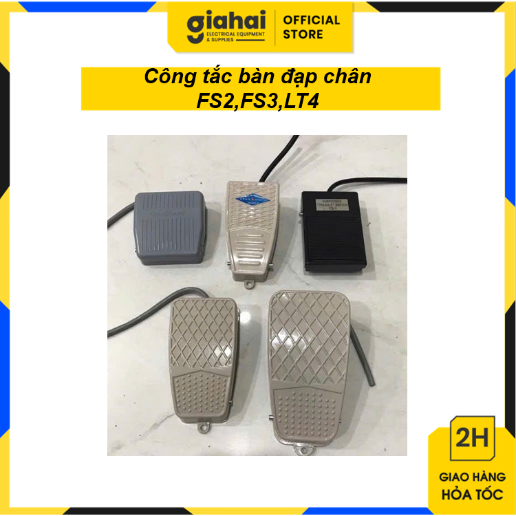 Công tắc bàn đạp chân FS2,FS3,LT4 TBD14