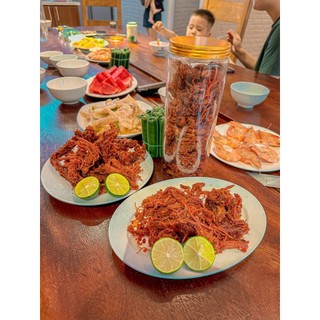 1kg bò xé sợi ( sợi dài) khô bò sợi dài đóng túi zip