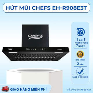 Máy hút mùi Chefs EH-R908E3T, kích thước sâu 350mm