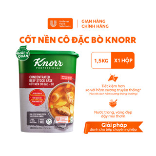  Cốt Nền Cô Đặc Bò Knorr Professional 1.5kg - Chuyên Dùng Cho Nấu Ăn 