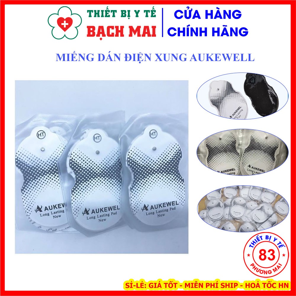 Miếng Dán Máy Điện Xung Aukewel Chính Hãng – Bám Chắc, Dẫn Tốt, Êm Dịu