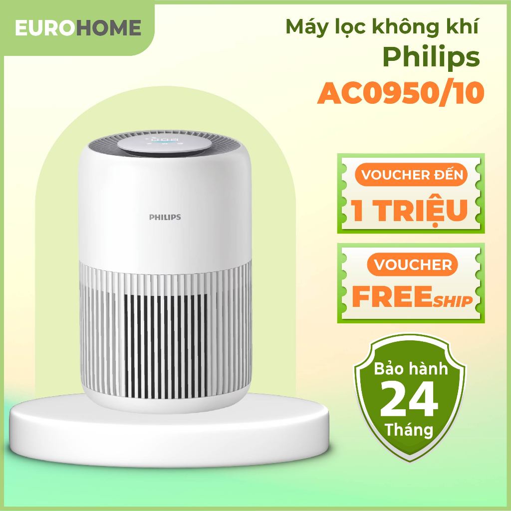 Máy Lọc Không Khí Philips AC0950/10 Pureprotect Mini 65m2 | Bảo Hành 2 Năm Toàn Quốc