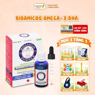 Omega 3 DHA Bioamicus 30mL Dạng Giọt Phát Triển Não Bộ Tăng Cưởng Thể Chất Toàn Diện 