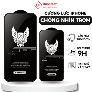 Kính cường lực iphone chống nhìn trộm Basefast dán màn hình ip xr xs max 11 12 13 14 15 16 17 promax