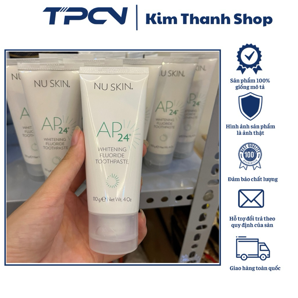 KEM ĐÁNH RĂNG NUSKIN AP24 WHITENING FLUORIDE TOOTHPASTE 110G/TUÝP