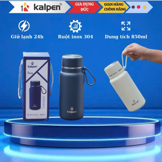 Bình giữ nhiệt inox cao cấp kalpen 850ml-da06 ar19-1000ml giữ lạnh 24h giữ nóng 6-8h