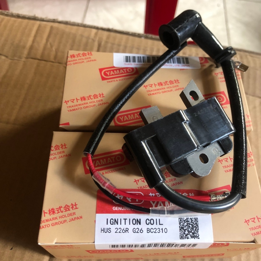 Cuộn dây mobin đánh lửa máy cưa xích Husqvarna 226R 325S25 Zenoah RedMax BC2310 BC2311 BC2610 BC2611