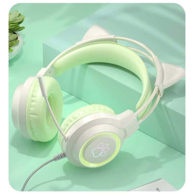 Tai Nghe Gaming Chụp Tai chơi game máy tính gắn trên đầu có dây kèm micro tai nghe | BigBuy360 - bigbuy360.vn