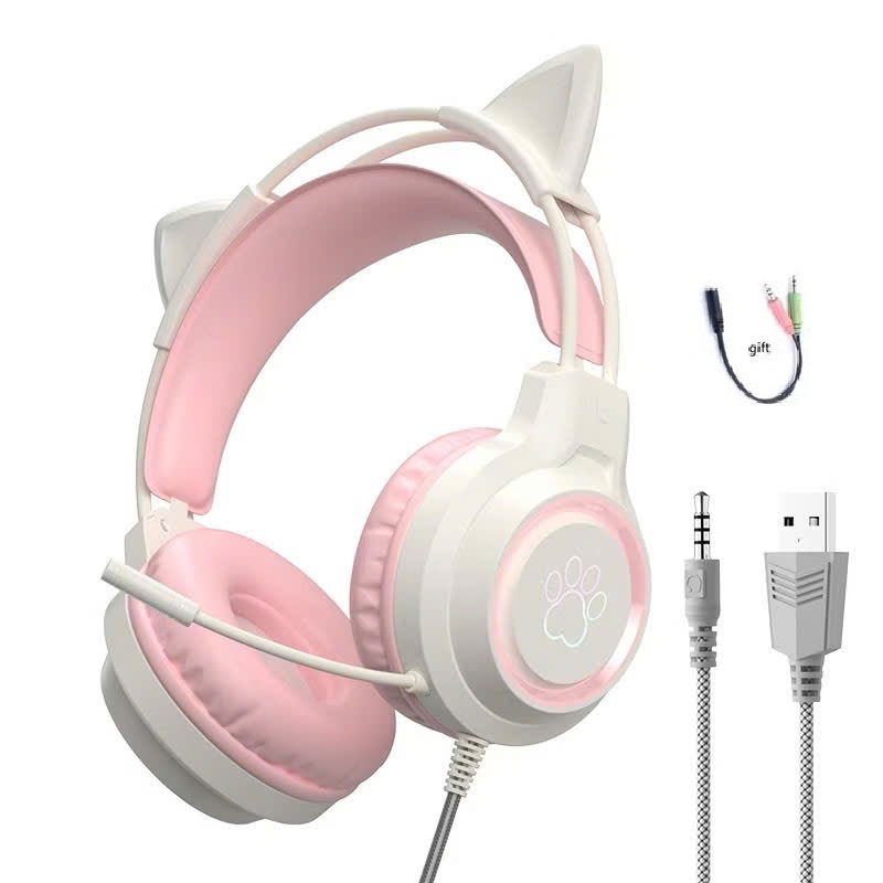 Tai Nghe Gaming Chụp Tai chơi game máy tính gắn trên đầu có dây kèm micro tai nghe | BigBuy360 - bigbuy360.vn