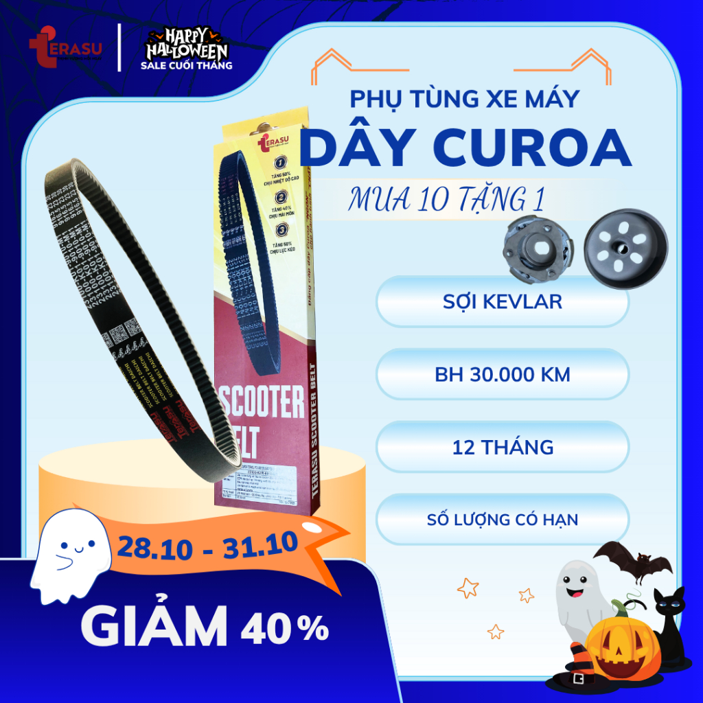 Dây curoa 2 mặt xe tay ga Vario - Click - PCX - Vision - SH - Airblade 150