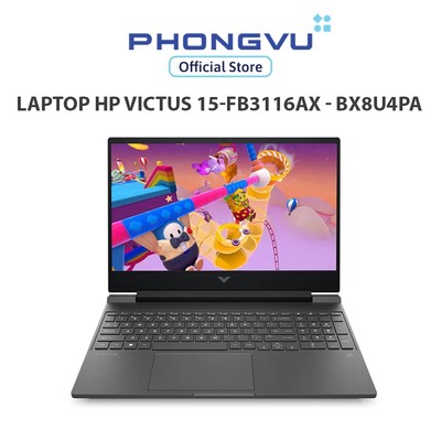 Laptop Gaming HP Victus 15 - Ryzen 7 7445HS - 16GB - 512GB - RTX 3050 6GB - 144Hz - Bảo hành 12 tháng