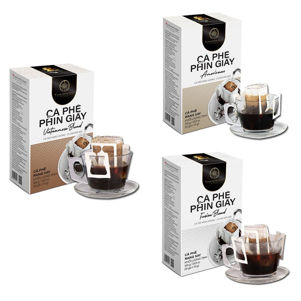 Cà phê phin giấy Trung Nguyên Legend  Americano - Fusion Blend - Vietnamses Blend