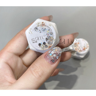  Gel nhũ hạt to mix ánh sao thuỷ tinh 