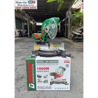 Máy Cắt Nhôm DEKTON Chạy Dây Curoa DK-250XCR Và DK-CN250CR - Công suất 1800W, Dây Curoa Bền Bỉ, Bảo hành 12 tháng