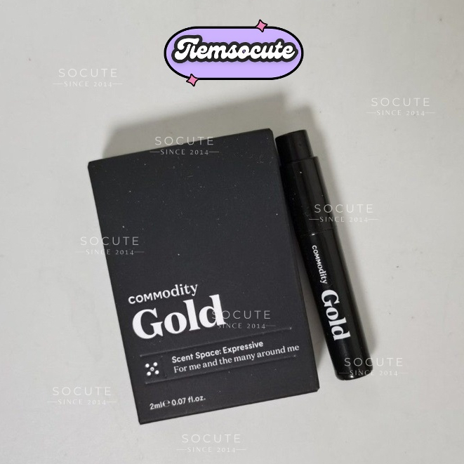 [Chính Hãng] Vial Nước hoa Commodity Gold EDP 2ml
