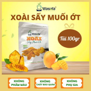 Xoài sấy muối ớt Wasafa 100gr – Xoài dẻo chua cay ngọt tự nhiên, không phẩm màu, không chất bảo quản