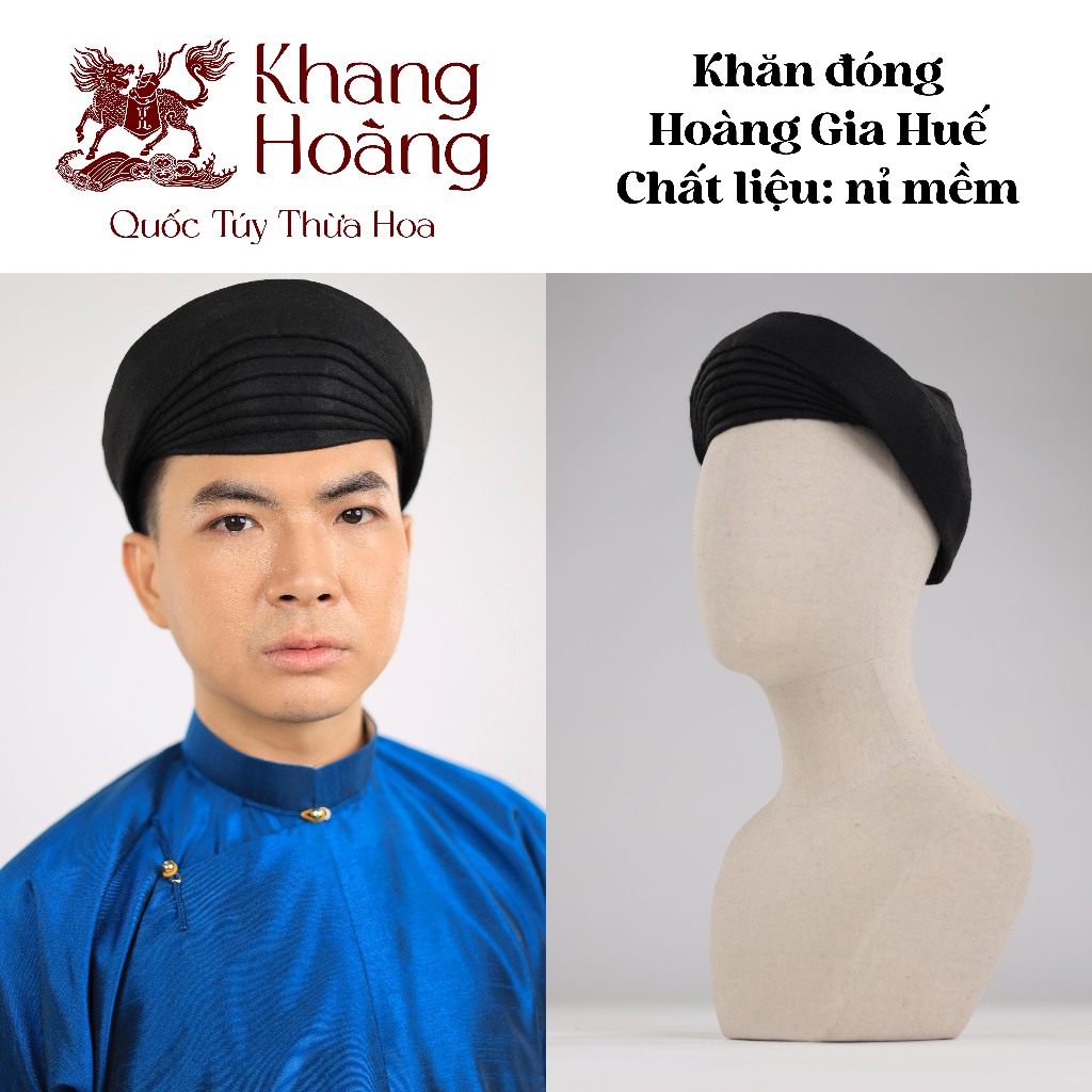 《KHĂN ĐÓNG HOÀNG GIA HUẾ》 Khăn đóng nam truyền thống – Triều Nguyễn | Khang Hoàng