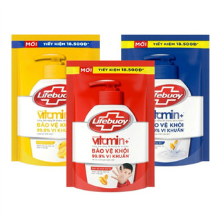  Nước rửa tay Lifebuoy túi 400g   giao màu ngẫu nhiên  