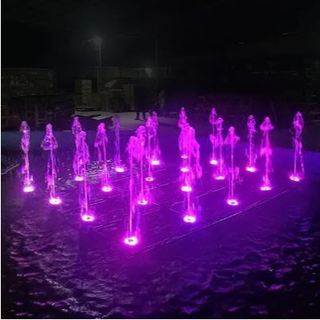 Đèn LED âm nước 9w bánh xe cho đài phun nước cảnh quan sân vườn trang trí đèn ngoài trời