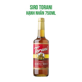Siro Torani Chai Thủy Tinh 750ml - Nguyên Liệu Pha Chế Thơm Ngon