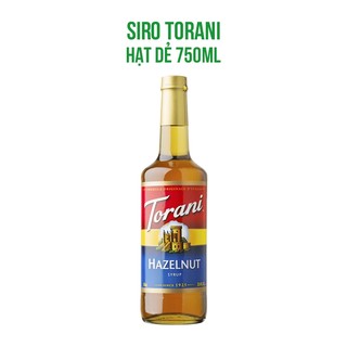 Siro Torani Chai Thủy Tinh 750ml - Nguyên Liệu Pha Chế Thơm Ngon
