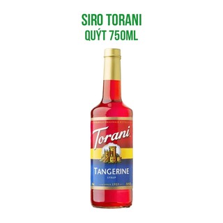Siro Torani Chai Thủy Tinh 750ml - Nguyên Liệu Pha Chế Thơm Ngon