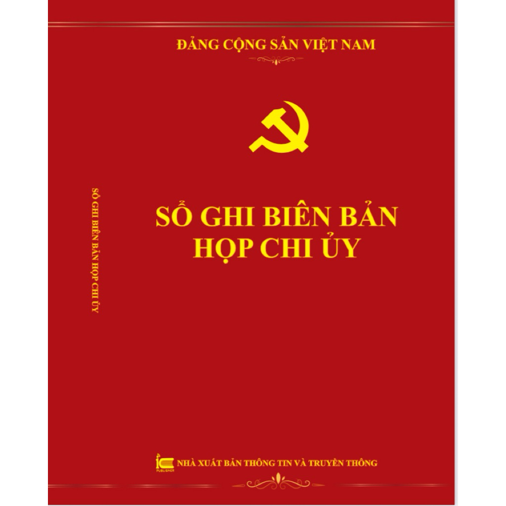 SỔ GHI BIÊN BẢN HỌP CHI UỶ