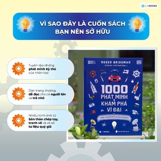 Sách - 1000 Phát Minh Và Khám Phá Vĩ Đại - Zenbooks