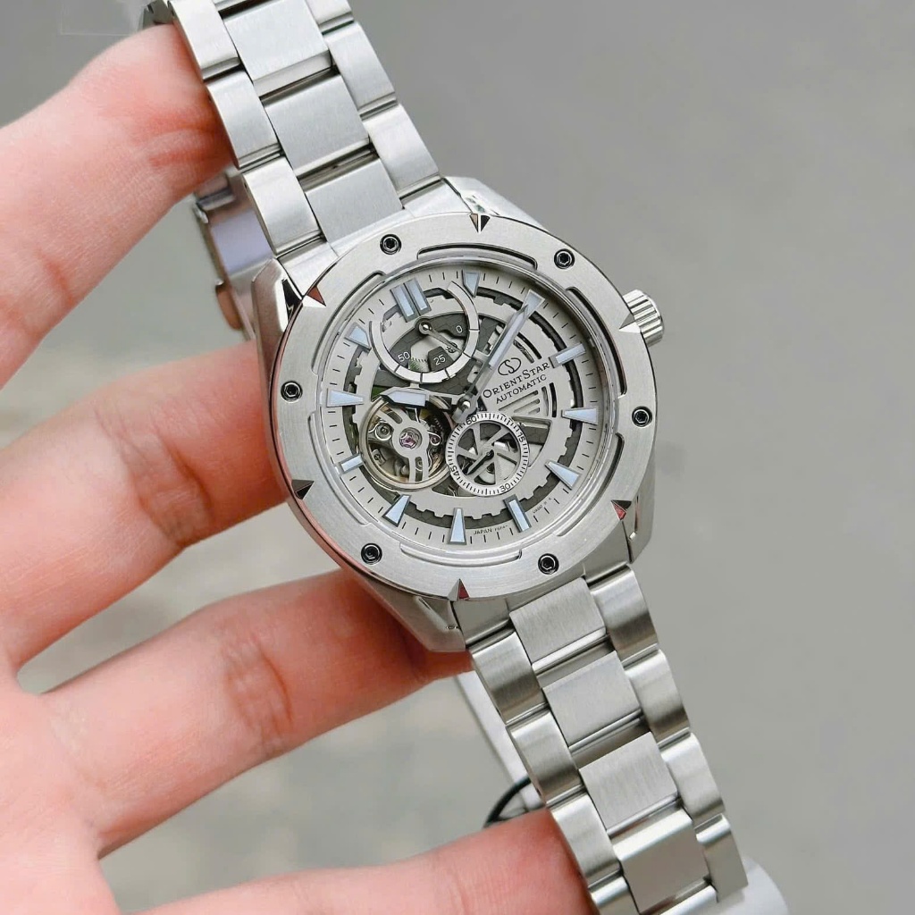 Đồng hồ nam dây thép Orient Star Automatic Avant-Garde Skeleton RE-AV0A02S00B RE-AV0A02S00Z
