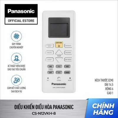 [SP Tách đơn] Điều khiển Điều hòa Panasonic Model CS-N12VKH-8; CS-N9VKH-8, mã ACXA75C15930