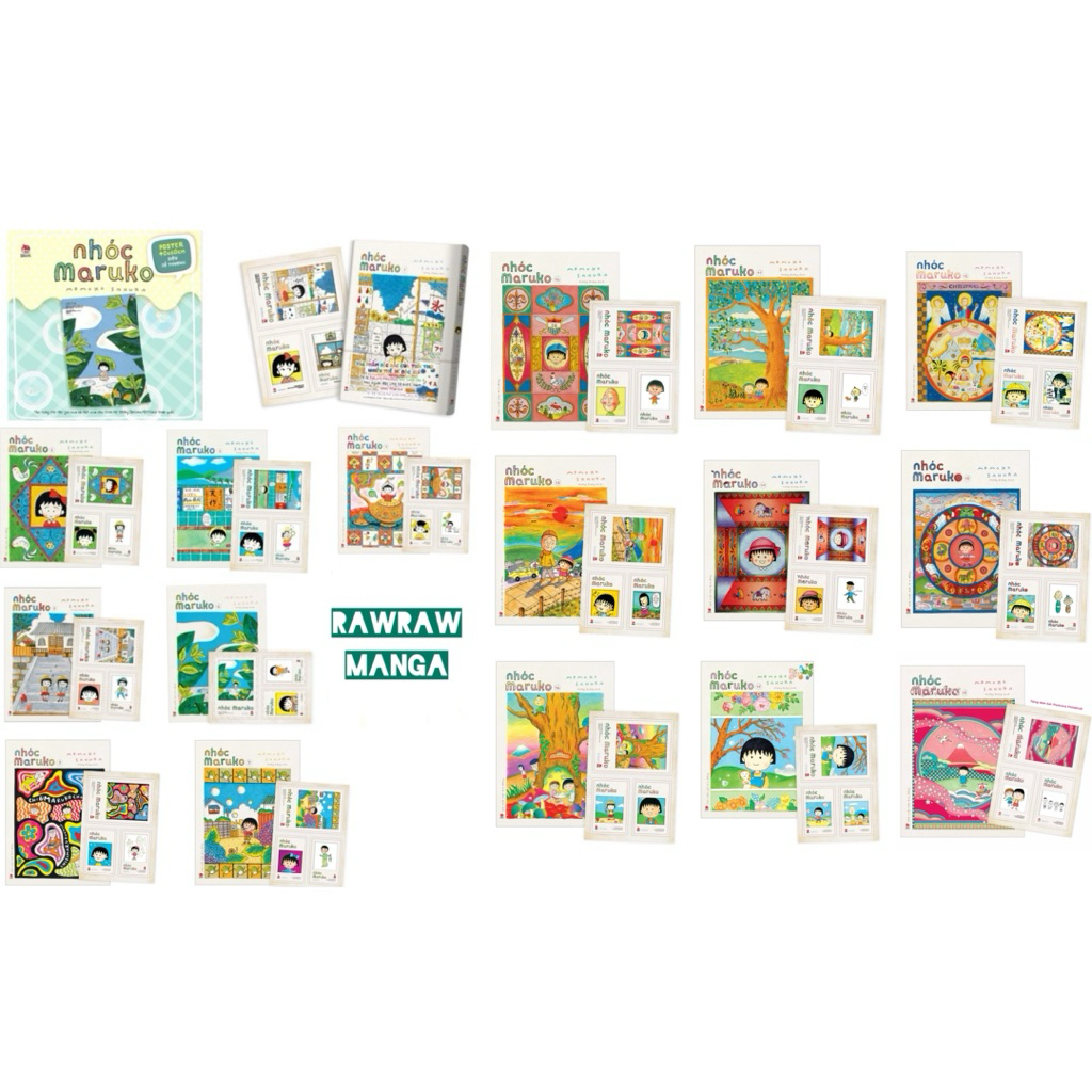 Truyện Tranh | Nhóc Maruko - TRỌN BỘ FULL 18T - Bản tái bản ko seal ko quà