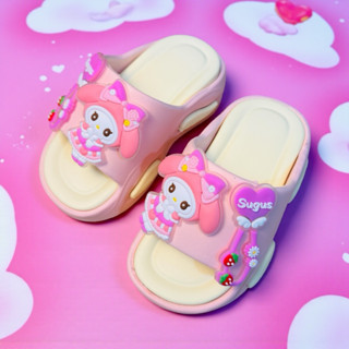  SIZE 24-35 KHÔNG CÓ QUAI DÉP BÁNH MÌ CÓ QUAI SAU ĐẾ CONG CHO BÉ GÁI HÌNH THỎ KOROMI SUGUS 