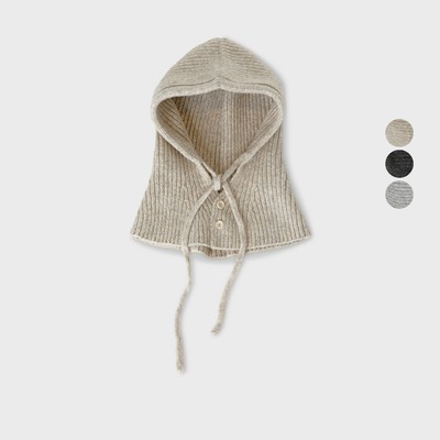 Mũ Len Trùm Đầu WHO.A.U Knitted Balaclava_WHHMF4V21A