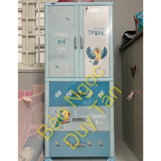  Tủ nhựa Treo Duy Tân Wing 2 Cánh 3 Ngăn Mẫu mới 