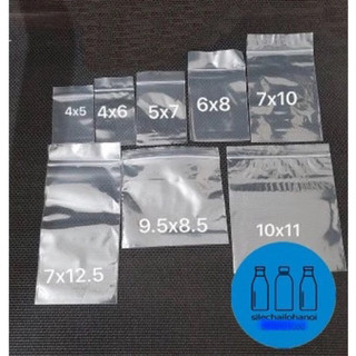 50 chiếc túi zip mỏng mép miết trắng