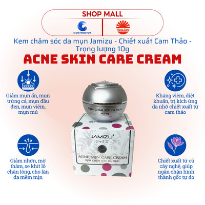 [HỎA TỐC] Kem chăm sóc da mụn Jamizu 10g - ACNE SKIN CARE CREAM - Hàng chính hãng 100%