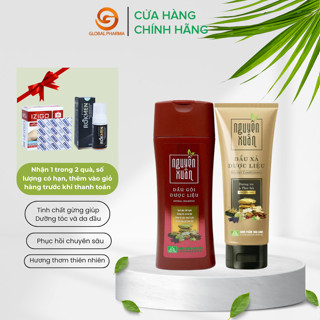  Set dầu gội và xả dưỡng tóc và chăm sóc da đầu Nguyên Xuân đỏ- Dầu gội 200ml dầu xả 150ml 