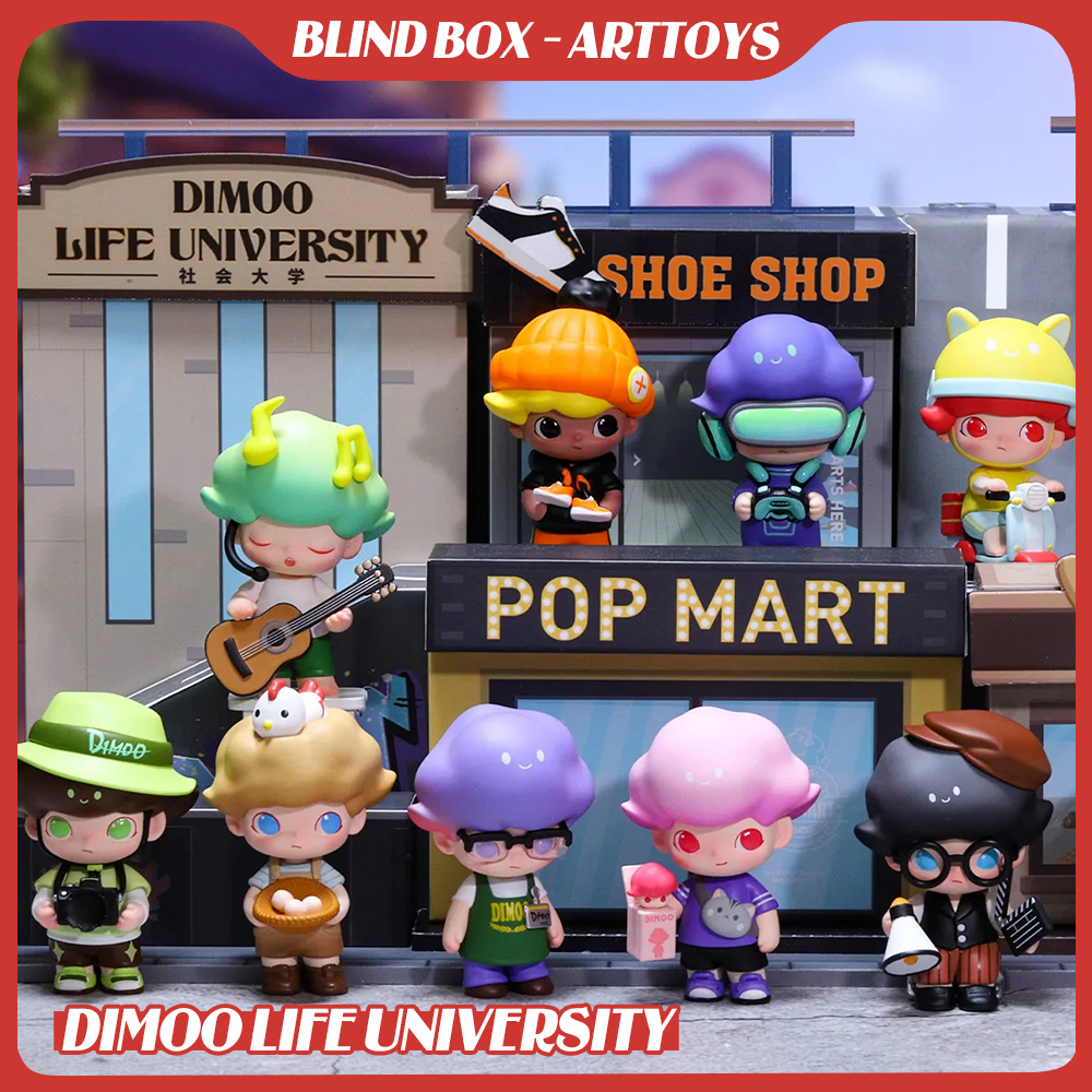 MÔ HÌNH BLIND BOX DIMOO LIFE UNIVERSITY - POPMART
