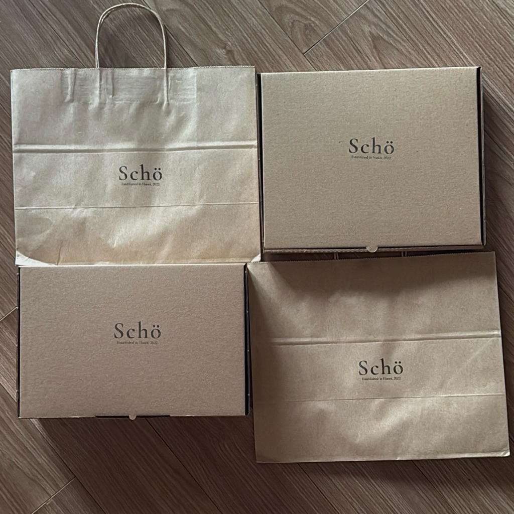 (QUÀ TẶNG ĐI KÈM) Hộp carton Schö đựng sản phẩm làm quà tặng