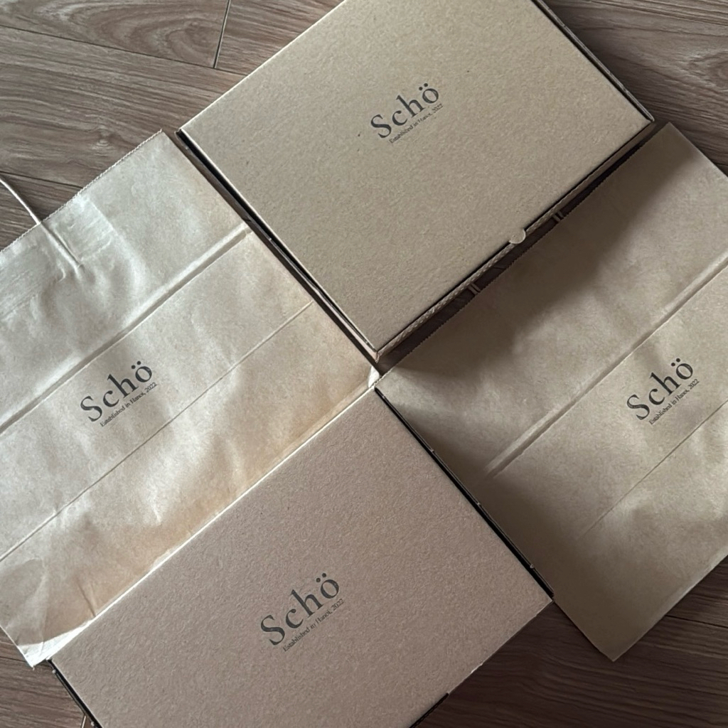 (QUÀ TẶNG ĐI KÈM) Túi giấy kraft đựng sản phẩm Schö làm quà tặng