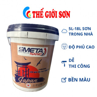   HÀNG MỚI VỀ  Sơn trong nhà giá rẻ Smeta Nano - Sơn mịn nội thất sơn nước sơn tường 