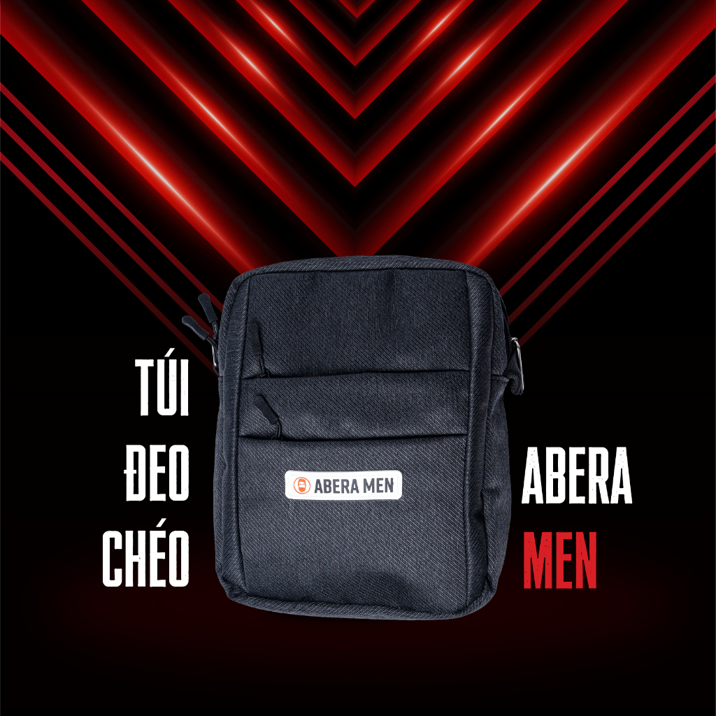 [LIMITED] TÚI ĐEO CHÉO THỜI TRANG ABERA MEN - Chống Sốc, Chống Nước, Chất Vải Bền Bỉ Cao Cấp