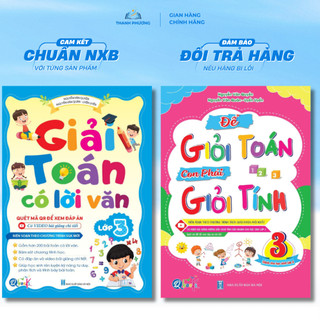 Sách - Combo Để Giỏi Toán Bé Phải Giỏi Tính Và Giải Toán Có Lời Văn Lớp 3