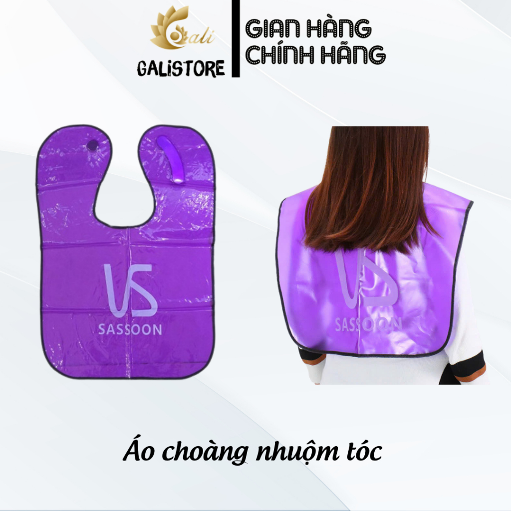 Áo choàng dùng khi nhuộm tóc