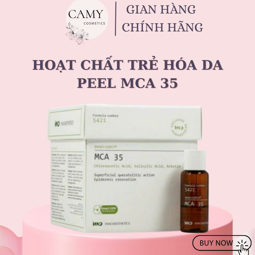 [Mẫu mới] Hoạt Chất Peel MCA 35 Trẻ Hoá Da Toàn Diện, Xoá Nhăn Sâu Innoaesthetics INNO MCA 35