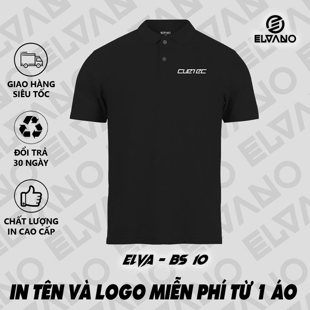 Áo Polo Billiards ELVANO cao cấp Mẫu ELVA-BS10