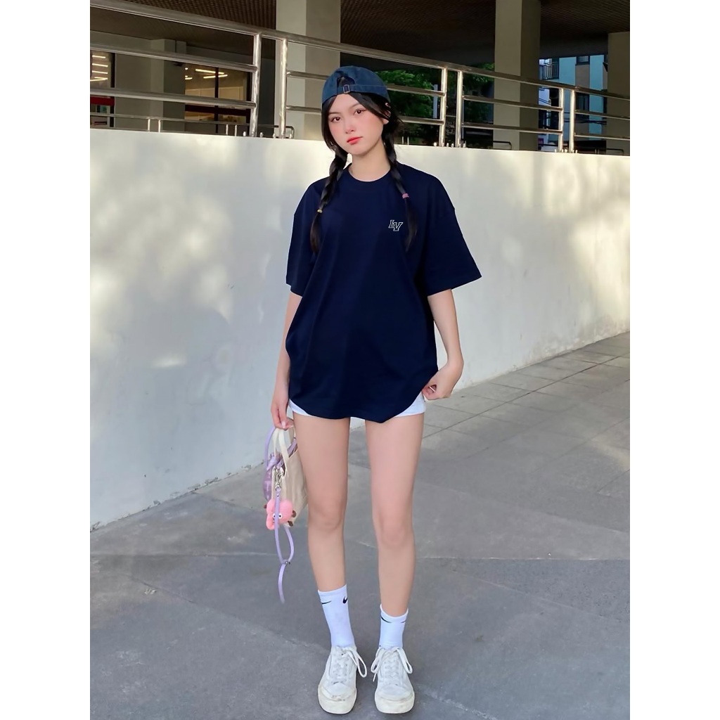 Áo thun Local Brand Lavi Studio/ Monogram Full COTTON 100% Oversize cổ tròn nam nữ | BigBuy360 - bigbuy360.vn